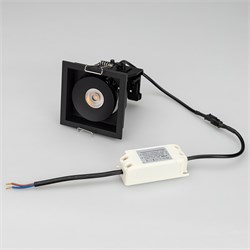 Светильник CL-SIMPLE-S80x80-9W Warm3000 (BK, 45 deg) (Arlight, IP20 Металл, 3 года) 028149 - фото 132964
