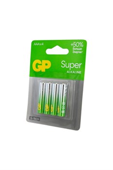 GP Super GP24AA21-2CRSBC4 G-TECH LR03 BL4(блистер 4шт) 17284 - фото 168452