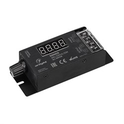 Диммер ARL-SIRIUS-DIM (12-24V, 1x25A, 2.4G) (Arlight, IP20 Металл, 3 года) 029928-1 - фото 181596