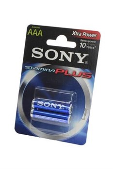 Батарейки SONY Stamina Plus AM4-B2D LR03 BL2 14321Б - фото 20080