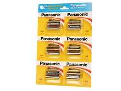 Батарейки Panasonic Alkaline Power LR6APB/12BP RU LR6 BL12 09120Б - фото 20449