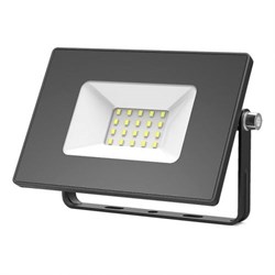 Прожектор Gauss Elementary 20W 1745lm 4000К 200-240V IP65 черный LED 1/20 613100220 - фото 38342