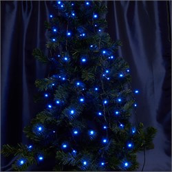 Гирлянда линейная FERON CL06, 200LED, (синий), настраивается контроллером, 20м+1.5м зеленый шнур, ра 32312 - фото 77976