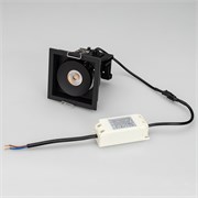 Светильник CL-SIMPLE-S80x80-9W Warm3000 (BK, 45 deg) (Arlight, IP20 Металл, 3 года) 028149