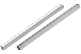 CSVT FLORA-100-A 50 1540х50х70 CRI80 5000 opal-sand IP40 серый с БАП на 3 часа LUXDATOR CON ЦБ-00008435