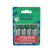 Perfeo AA2700mAh/4BL+BOX  Аккумулятор PF AA2700/4BL+BOX