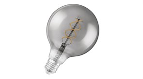 Vintage 1906 LED CL GLOBE125  FIL SMOKE 15  5W/818 140 lm E27 178x125мм - глоб OSRAM 4058075269989