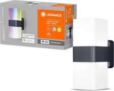 Фасадный светильник SMART OUTD WI-FI CUBE !UP-DOWN! RGBW DG 3000K (фасадн. БРА, 13,5W, 110x80x205, 900 lm)-LEDV 4058075478077