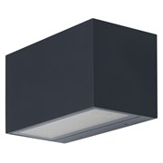 WI-FI SMART BRICK WIDE DARK GREY RGBW 600lm 85x145x75mm IP44 уличн.БРА(широкий куб) светильник LEDV 4058075564404