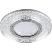 Светильник потолочный встраиваемый (ИВО) FERON CD961, под лампу с LED подсветкой 15LED*2835 SMD 4000 32994