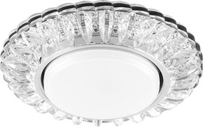 Светильник потолочный встраиваемый (ФВО) FERON CD4026, под лампу с LED подсветкой 20LED*2835 SMD 400 29540