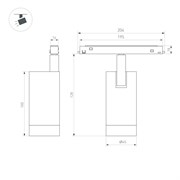Светильник MAG-ORIENT-SPOT-R45-12W Warm3000 (BK, 24 deg, 48V) (Arlight, IP20 Металл, 3 года) 033624