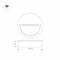 Светильник LTD-TRAIL-R115-4W Warm3000 (GR, 65 deg, 230V) (Arlight, IP65 Металл, 3 года) 029962 - фото 120126