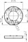 Держатель модулей DMC, DMS 19*19 35мм - материал PBT, м3, для PC-Pad for Luga-C d=32,5mm  Vossloh-Schwabe 559165.01 - фото 43923