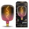 Лампа Gauss Filament V140 5W 200lm 1800К Е27 pink-clear flexible LED 1/6 1010802105 - фото 57287