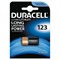 Батарейки DURACELL HIGH POWER LITHIUM CR123A BL1 (блистер 1шт) 5000394123106 - фото 71465