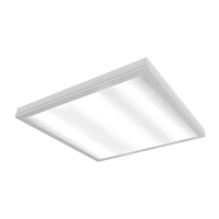 Светодиодный светильник "ВАРТОН" медицинский накладной 595*595*55мм с защитным силикатным стеклом 36 ВТ 4000К класс защиты IP54 - фото 14755