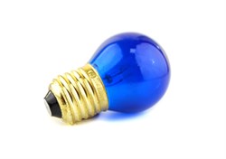 Лампа DECOR P45 CL 10W E27 BLUE (230V) FOTON_LIGHTING  -    (S103) - фото 16238