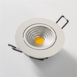 Светильник FL-LED Consta B 7W White 4200K    белый 7Вт 560Лм (  встр. пов.)(S410) D=85мм d=68мм h=45мм - фото 17724
