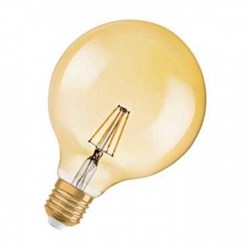 Лампа 1906LEDGL21 2,8W/824 230V FIL GOLD E27 G125 (21W)  FS OSRAM -   глоб винтаж - фото 17817