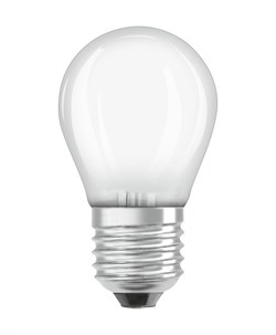LED PCL P40 DIM 4.5W/827 FR E27, 470lm,  Osram - шарик матовый - фото 17824