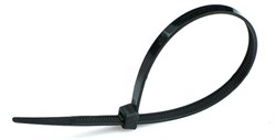 Стяжка кабельная (хомут)  370 х 3,6 мм черная (уп.=100шт) ABB - фото 18351