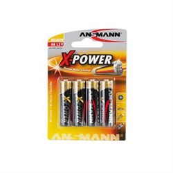 Батарейки ANSMANN X-POWER 5015663 LR6 BL4 - фото 19529