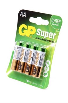 Батарейки GP Super 15A-CR4 LR6 BL4 - фото 19642