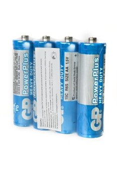 Батарейки GP PowerPlus HEAVY DUTY 15C/R06 R6 SR4, в упак 40 шт - фото 19647