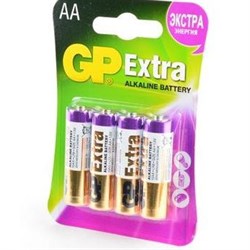 Батарейки GP Extra GP15AX-2CR4 LR6 BL4 - фото 19659