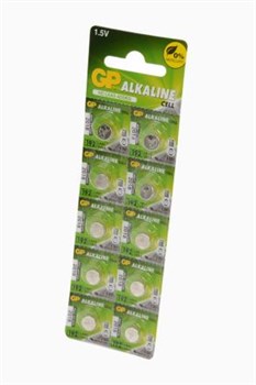 Батарейки алкалиновые GP Alkaline cell 192-C10 AG3 BL10 - фото 19663