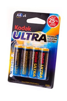 Батарейки Kodak ULTRA DIGITAL LR6 BL4 - фото 19774