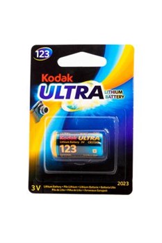 Батарейки литиевые Kodak ULTRA CR123 BL1 - фото 19777