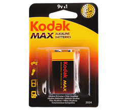 Батарейки Крона Kodak Max 6LR61 BL1 - фото 19785