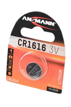 Батарейки литиевые ANSMANN 5020132 CR1616 BL1 - фото 19940