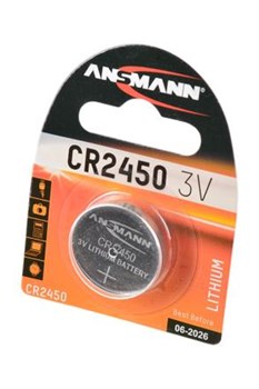 Батарейки литиевые ANSMANN 5020112 CR2450 BL1 - фото 19942