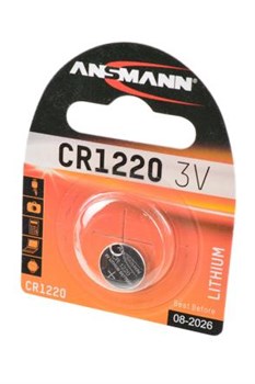 Батарейки литиевые ANSMANN 5020062 CR1220 BL1 - фото 19946