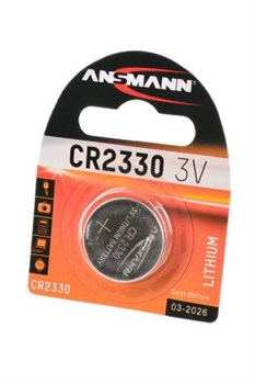 Батарейки литиевые ANSMANN 1516-0009 CR2330 BL1 NEW - фото 19957