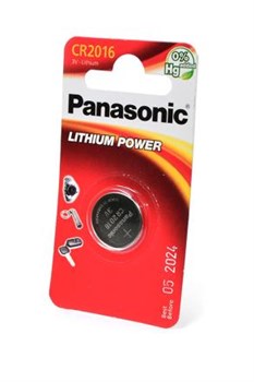 Батарейки литиевые Panasonic Lithium Power CR-2016EL/1B CR2016 BL1 - фото 20044