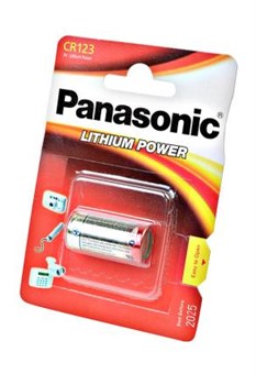 Батарейки Panasonic Lithium Power CR-123AL/1BP 123A BL1 - фото 20046