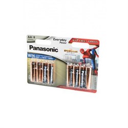 Батарейки Panasonic Everyday Power LR6 6+2шт Spider-Man BL8 - фото 20055