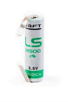 Батарейки литиевые SAFT LS 14500 CNR AA с лепестковыми выводами - фото 20069