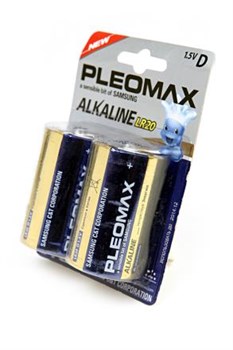 Батарейки PLEOMAX LR20 BL2 - фото 20122
