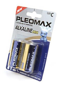Батарейки PLEOMAX LR14 BL2 - фото 20123