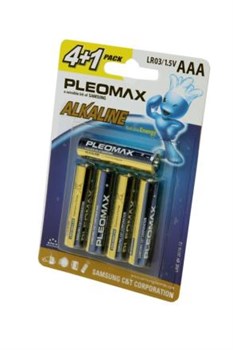 Батарейки PLEOMAX LR03-4+1 BL5 - фото 20127