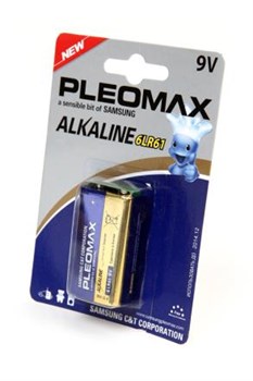 Батарейки Крона PLEOMAX 6LR61 BL1 - фото 20128