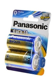 Батарейки большие Panasonic EVOLTA LR20EGE/2BP LR20 BL2 - фото 20137
