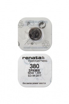 Батарейки серебряно-цинковые RENATA SR936W 380, в упак 10 шт - фото 20144