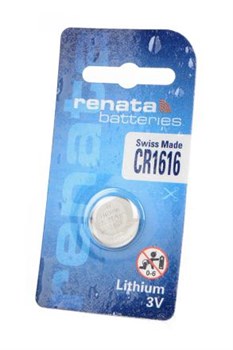 Батарейки литиевые RENATA CR1616 BL1 NEW - фото 20205
