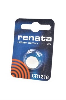 Батарейки литиевые RENATA CR1216 BL1 - фото 20207